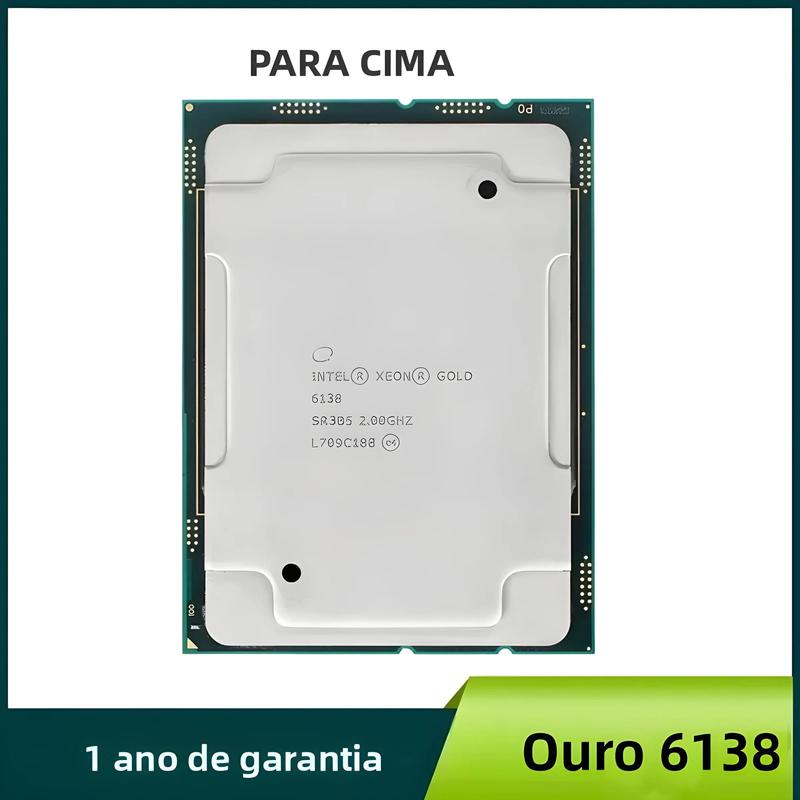 Intel Xeon Gold 6138 2,0 GHz 27,5 MB Smart Cache 20 núcleos 40